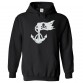 Roger Flag With Anchor Unisex Kids and Adults Pullover Hoodie							 									 									